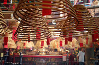 Incense Spirals at Man Mo Temple