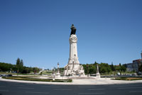The Marquis of Pombal Square in Lisbon