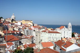 View from the Miradouro de Santa Luzia, Lisbon