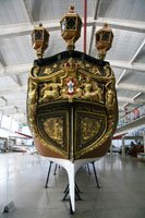 Stern of the Royal Barge, Museu de Marinha, Lisbon