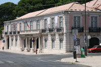 The building of the National Coach Museum in Lisbon