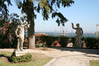 Garden of the National Museum of Ancient art in Lisbon
