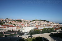 View from the Miradouro de Sao Pedro de Alcantara, Lisbon