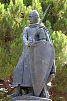 Statue of Afonso Henriques, first king of Portugal