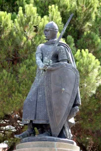 Statue of Afonso Henriques, first king of Portugal