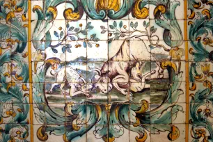 Azulejo panels in the Azulejo Museum, Lisbon