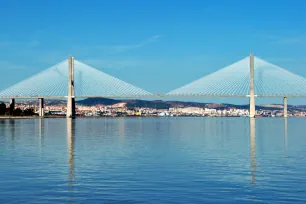 Ponte Vasco da Gama seen from the River Tagus