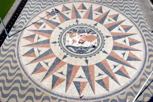Wind Rose at the Monument to the Discoveries in Lisbon