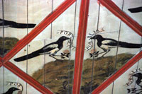 Magpies in the Sala das Pegas at the Sintra National Palace
