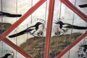 Magpies in the Sala das Pegas at the Sintra National Palace