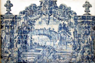 Azulejo in São Vicente de Fora, Lisbon