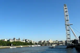 Side view of the London Eye