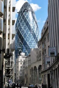 The Gherkin from the City of London
