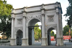 The north side of the Marble Arch in London