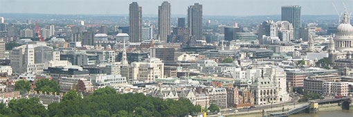 London seen from the London Eye