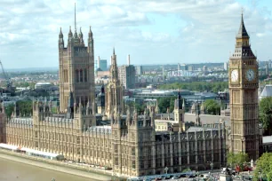 Houses of Parliament seen from the London Eye