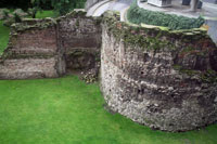 Roman Wall near the Museum of London