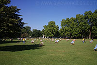 Deck chairs in St. James's Park