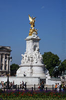The Queen Victoria Memorial in front of Buckingham Palace, London