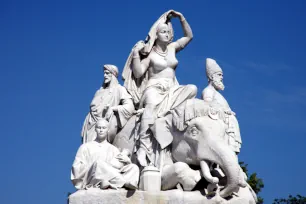 Asia Sculpture at the Albert Memorial in London