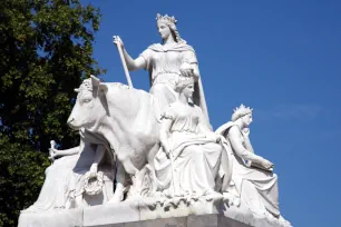 Europe Sculpture at the Albert Memorial in London