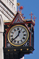 Clock at the Law Courts in London