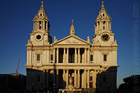 West Facade of the St. Paul's Cathedral in London