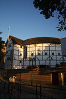 The reconstructed Globe Theatre in London