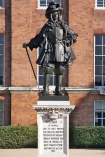 Statue of King William III at Kensington Palace in London