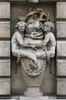 Sculpture of Mermen on Somerset House