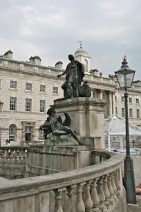 Monument of George III at Somerset House in London