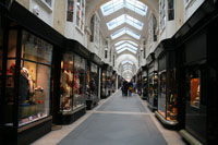 Inside Burlington Arcade, London