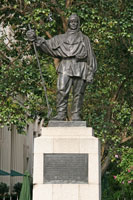 Statue of Robert Falcon Scott at Waterloo Place in London