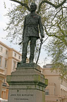 Statue of John Fox Burgoyne at Waterloo Place in London
