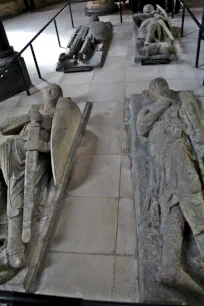 Statues of Templars, Temple Church, London
