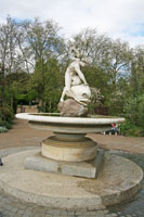 The boy and dolphin fountain, Hyde Park