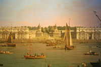 Painting of the Old Royal Naval Hospital in Greenwich