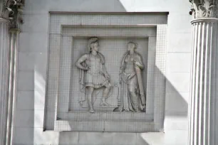 Relief on the Marble Arch in London