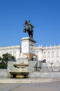 Monument to king Philip IV, Plaza de Oriente, Madrid