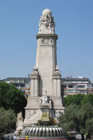 Monument to Miguel de Cervantes, Plaza de Espana