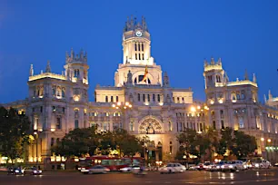 The City Hall at night