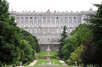 Royal Palace from the Campo del Moro, Madrid