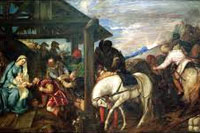 Adoration of the Magi in the Pinacoteca Ambrosiana