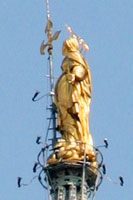 Madonnina on the Cathedral of Milan