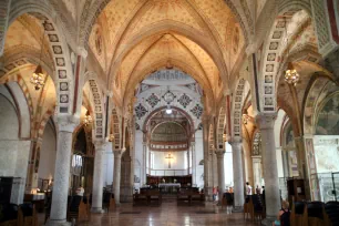 Central nave of the Santa Maria delle Grazie in Milan