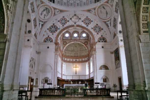 The chancel of the Santa Maria delle Grazie Church