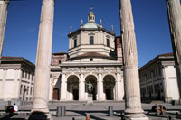 The church of San Lorenzo Maggiore, Milan, Italy