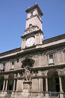 Torre del Comune, Palazzo dei Giureconsulti, Piazza Mercanti