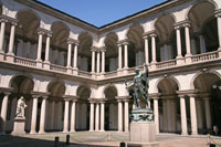 Courtyard of the Palazzo di Brera, Milan
