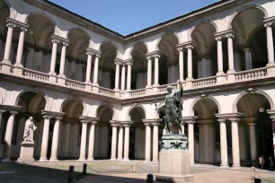 Courtyard of the Palazzo di Brera, Milan